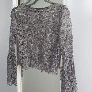 Vintage lace top from 1950s S/M